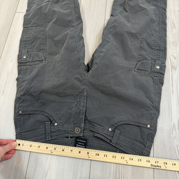 Kuhl Splash Roll Tab Hiking Trail Relaxed Cargo Pants Womens Gray Size 10 - Picture 9 of 12